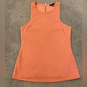 Dynamite Coral Coloured Tank Top with Back Detail